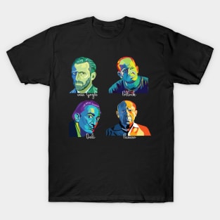 Famous Artists Tshirt Design T-Shirt
